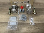 Grandeur 896392 Soleil Solid Brass Privacy Door Knob Set - Satin Nickel Read. Fixed Price $119.99.