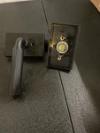 Emtek 510SKUS19 Door Lever Set, Flat Black - Select Brass Collection. Fixed Price $176.99.