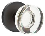 Emtek 5059MDC Modern Disc Non-turning Two-sided Dummy Door Knob Black. Fixed Price $192.00.