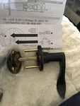 Berlin Modisch Lever Door Handle Reversible 4 Right & Left Side Single Bronze. Fixed Price $14.99.