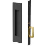Emtek 2154US19 Modern Rectangular Mortise Passage Pocket Door, Flat Black. Fixed Price $174.25.