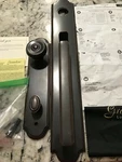 Grandeur Arc Solid Brass Rose Dummy Full Plate Grip Handleset Timeless Bronze. Fixed Price $74.95.