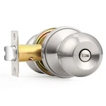 Probrico Brushed Nickel Ball Privacy Door Knob Keyless Interior Lock. Fixed Price $24.41.