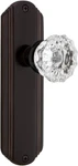 Nostalgic Warehouse 700539 Crystal Door Knob Deco Plate Timeless Bronze Dummy. Fixed Price $79.00.