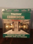 Taymor Commercial Oxford Passage/hallway Door Knob Set 32-V1710. Fixed Price $12.95.