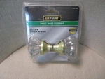 Defiant Hall And Closet Glass Door Knob 2-1/4" Inch Satin Brass Finish 509 006. Fixed Price $17.99.