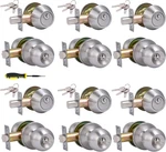 (6SETS) All Keyed Same Entry Door Knob And Single Cylinder Deadbolt Combo Set,. Fixed Price $149.99.