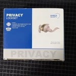 Shield Security Privacy Lockset Wave Lever Style Grade Satin Nickel 913836 New. Fixed Price $23.95.
