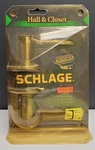 Schlage Flair Antique Brass Passage Hall/closet Door Lever F10 609 New. Fixed Price $15.98.