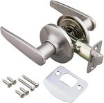 Ez-flo 57851 Reversible Passage Straight Lever Door Lockset, Satin Nickel. Fixed Price $16.33.