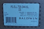 Baldwin PS.ELL.TSR.044.6L.DS Ellipse Passage Door Knob Square Rose - Satin Brass. Fixed Price $89.99.