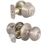 Defiant Hartford Entry Knob And Single Cylinder Deadbolt Combo Pack Satin Nickel. Fixed Price $27.99.