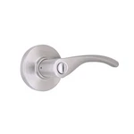 Home Decorators Collection Primrose Satin Nickel Privacy Bed/bath Door Handle. Fixed Price $19.95.