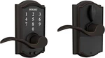 Schlage FE695 716 Acc Touch Camelot Lock Keyless Aged Bronze. Fixed Price $249.99.
