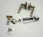 Schlage J40 619 Residential Solstice Privacy Door Lever Lock Satin Nickel. Fixed Price $19.99.