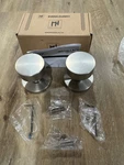 2 Pack Heavy Duty Dummy Door Handle - Nickel. Fixed Price $18.98.