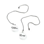 Sentiment Decorative Hardware Collection - White Set Of 2 Fan Pulls. Fixed Price $20.50.