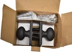 Delaney Designer Passage Door Lock Adjustable IT-101T-CN US19 Black Finish. Fixed Price $34.99.
