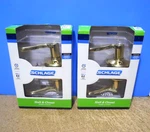 2 Pack Schlage Flair Hall & Closet Door Lever Handle Bright Brass F10 605. Fixed Price $39.99.