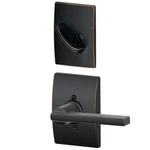 Schlage F59LAT716CEN Lock Company Aged Bronze F-series Latitude Interior Pack Le. Fixed Price $127.26.