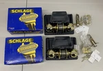 2 Schlage Storeroom Lock Sets F80 Orb 605 Brand New Free Shipping. Fixed Price $74.99.