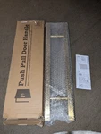 24 Inch Stainless Steel Lvyihan Double Sided Door Handles Gold New No Hardware. Fixed Price $39.95.