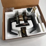 Schlage D50PD Office Lock Door Handle Rho 613 Pushbutton I/s Lever Bronze. Fixed Price $124.99.