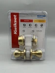 Kwikset Residential Security Door Lock Combo Pack Brass 690T Keyed Entry. Fixed Price $25.00.