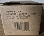 Schlage J40 Cna 625 Corona Polished Chrome - Privacy Doorknob Dexter. Fixed Price $14.99.