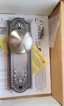 Grandeur 822049 - Parthenon Plate 5TH Ave Door Knob Single Dummy Antique Pewter. Fixed Price $129.00.