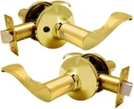 Constructor Prelude Passage Door Lever Handl Hallway Closet Lock Polished Brass. Fixed Price $17.98.
