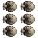 Ncsen Pack Antique Brass Door Knobs With Camelot 6,. Fixed Price $69.07.