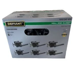 6 Defiant Tonebridge Matte Black Hall And Closet Door Lever Passage Pack. Fixed Price $49.95.
