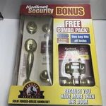 Kwikset Security 2 Door Combo Pack Dakota Handleset 660 Deadbolt Tylo Knob. Fixed Price $159.99.