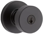 Kwikset Pismo Round Matte Black Entry Door Knob Featuring Smartkey Security. Fixed Price $22.74.