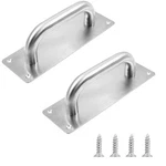 Jiozermi Pcs Door Handle Pull, Stainless Steel Gate 7.9" X 2.56", Silver. Fixed Price $18.99.