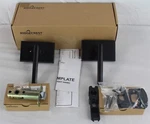 Ridgecrest By Sureloc Logan Privacy Door Handle Flat Black - LN102 Fbl. Fixed Price $49.99.