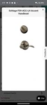 Schlage F59ACC620LH Left Handed Single Cylinder Interior Pack Antique Pewter. Fixed Price $45.00.