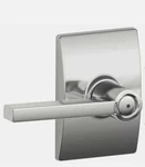 Schlage Series F40VLAT619CEN Privacy Lever, Satin Nickel, Grade, 2.25 X. Fixed Price $21.99.