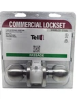 Tell Doorknob Commercial Lockset 3-HOUR Fire-rated Stainless-st Finish New. Fixed Price $18.95.