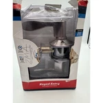 Schlage Keyed Entry Door Lever Satin Nickel Wave Handle F51-ACC-619 New Open Box. Fixed Price $28.00.