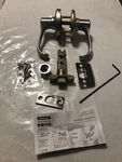 New Kwikset Dorian Passage Hall / Closet Nickel Door Knob Handle Lever 200DNL. Fixed Price $17.49.