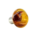 Baccarat Extremely Rare Empreinte Amber Crystal Gilt Door Handle Made France. Fixed Price $450.00.