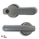 Foxgard CA-02 5-IN-1 Smart Fingerprint Biometric Lever Handle Door Lock (silver). Fixed Price $29.99.