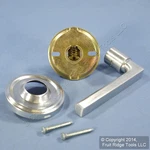 Weslock Traditonale Model 605 Satin Chrome Dummy Hall Closet Door Pull Lever. Fixed Price $5.49.