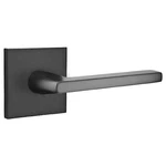Emtek 5210HLOUS19LH Helios Left Privacy Lever With Square Rose - Flat Black. Fixed Price $119.04.