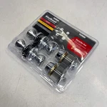 Kwikset Tylo 400 Knobs & 660 Single Cylinder Deadbolts Satin Chrome 92420-036. Fixed Price $41.44.