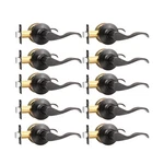 Gobekor Oil Rubbed Bronze Door Handles Interior Passage Levers Hall Clos.... Fixed Price $131.31.