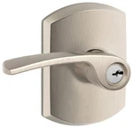 Schlage F51-MER-GRW Merano Single Cylinder Keyed Entry Door Lever Nickel. Fixed Price $121.29.