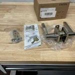 Emtek 5122HLOUS15LH.RLS Helios Left Handed, Door Lever Set W/ Square Rose,nickel. Fixed Price $159.99.